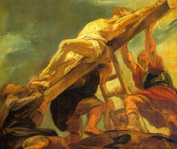 Peter Paul Rubens The Raising of the Cross China oil painting art